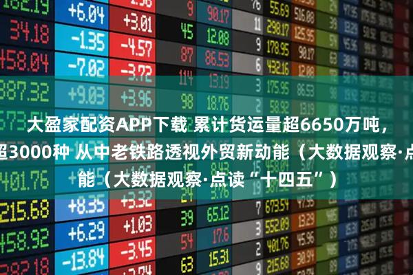 大盈家配资APP下载 累计货运量超6650万吨，跨境运输品类超3000种 从中老铁路透视外贸新动能（大数据观察·点读“十四五”）